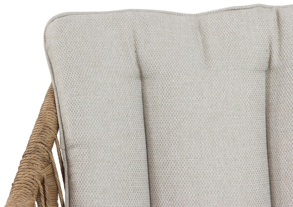 Tuinset 4 personen 180 cm Aluminium/Rope Taupe De Laan Projects