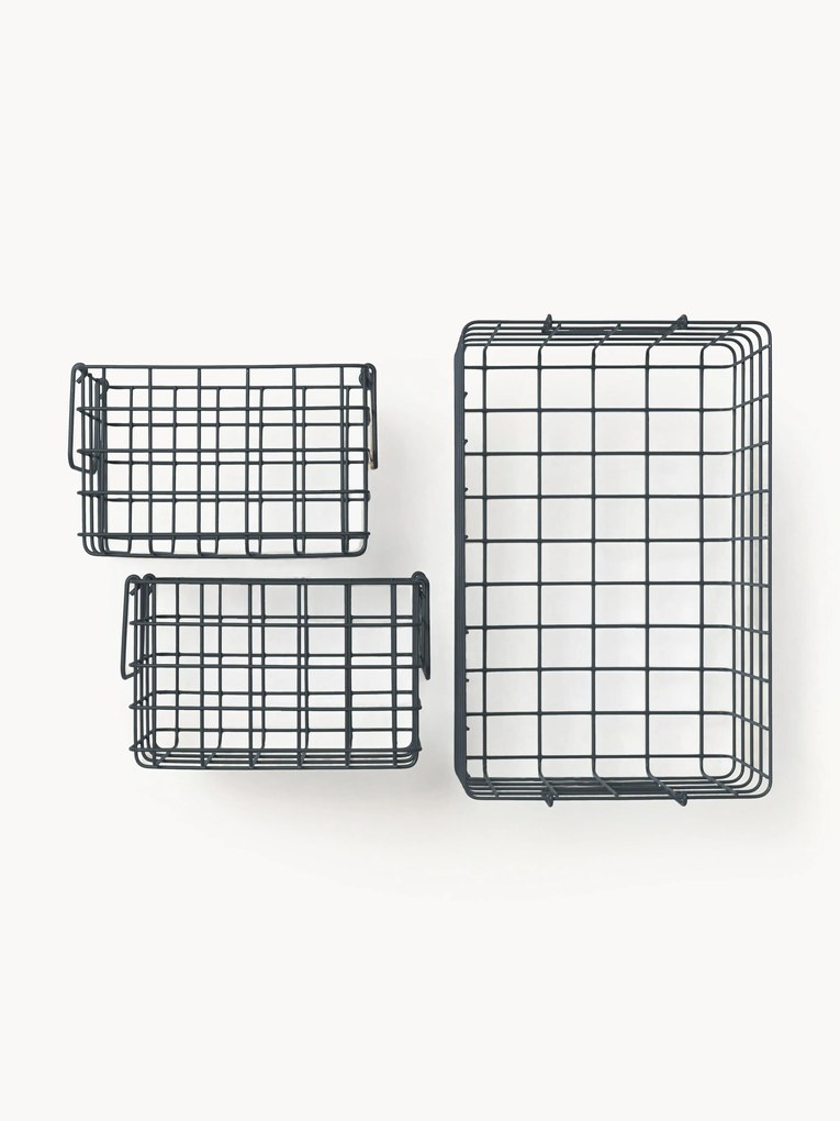 Metalen opbergmanden The Baskets, set van 3