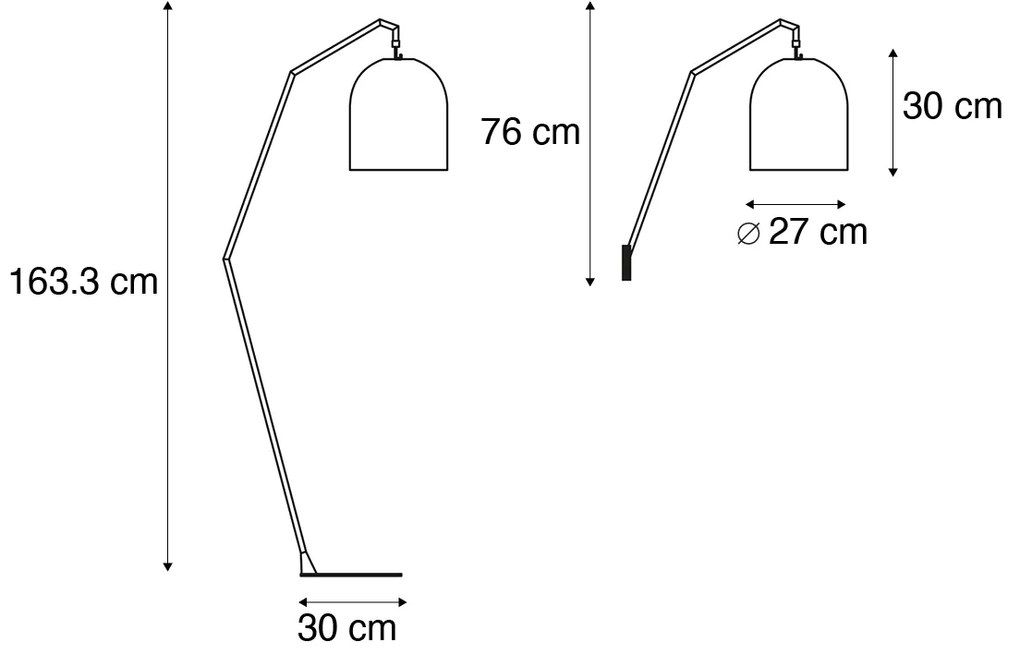 Buiten vloerlamp wit incl. LED IP54 oplaadbaar met afstandsbediening - Santorini IP54 Buitenverlichting rond Lamp