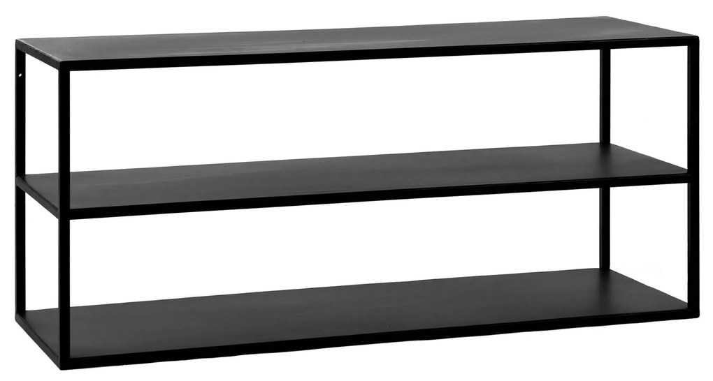 Wandkast Eszential Black laag | Pomax