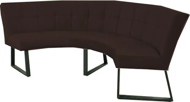 Eetkamerbank - Amsterdam - stof Element antraciet 02 - geschikt voor tafel 150 cm