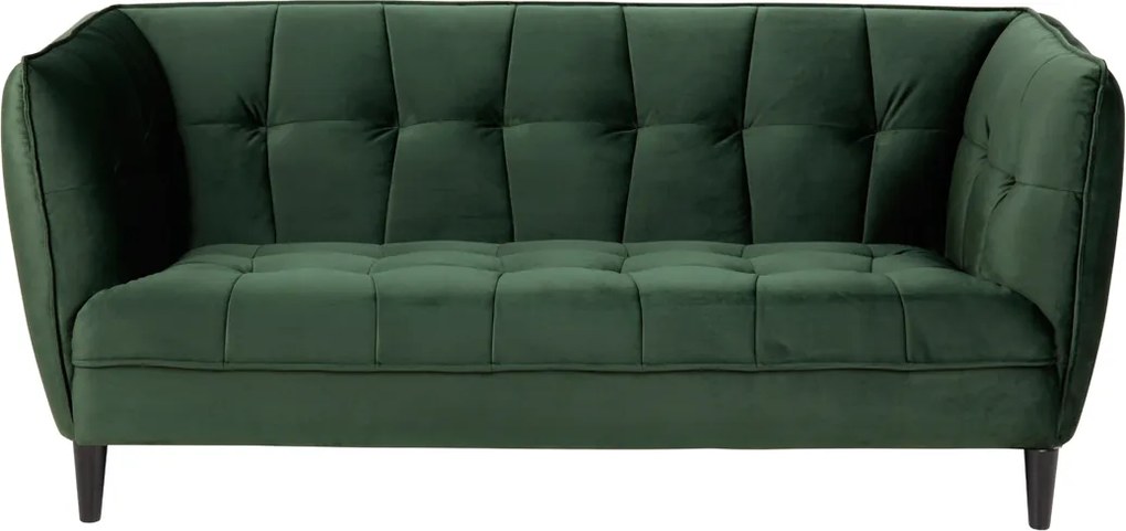 Gecapitonneerde Sofa Fluweel Groen