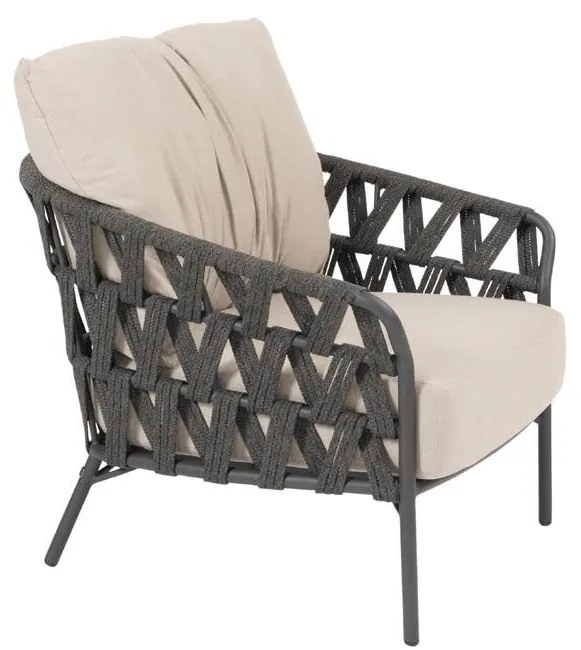 Taste by 4 Seasons Albareto loungestoel SALE Loungestoel beige weerbestendig