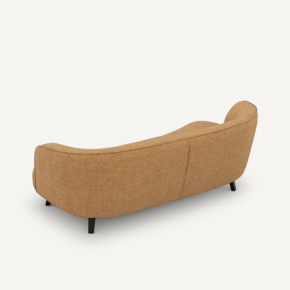 3-zits bank, in gerecycled chenille, Rosebury