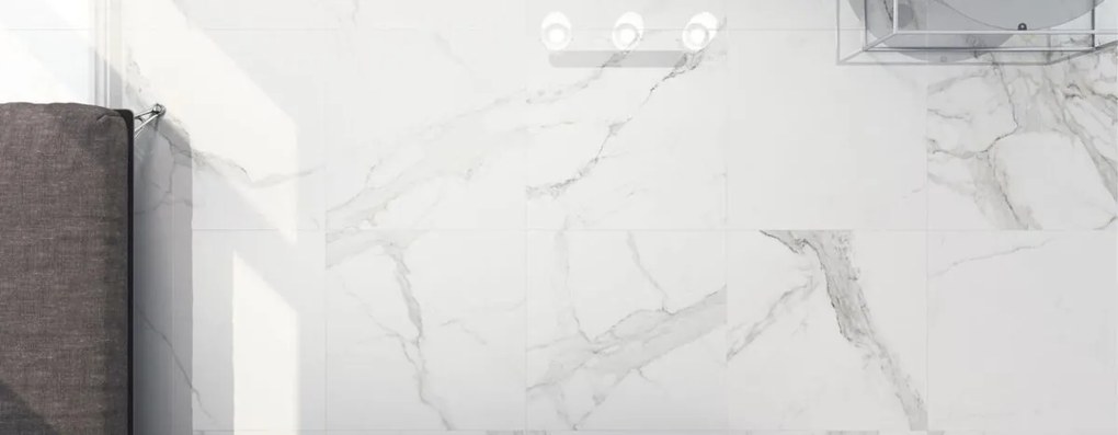 Hoogglans Vloertegel 60x60 Cm Marmerlook Cifre Statuario Brillo RBT05