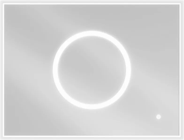 Mexen Koga verlicht badkamerspiegel 80 x 60 cm, LED 6000K, anti-condens - 9821-080-060-611-00