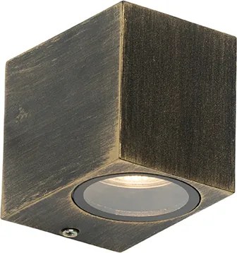 Moderne wandlamp antiek goud IP44 - Baleno