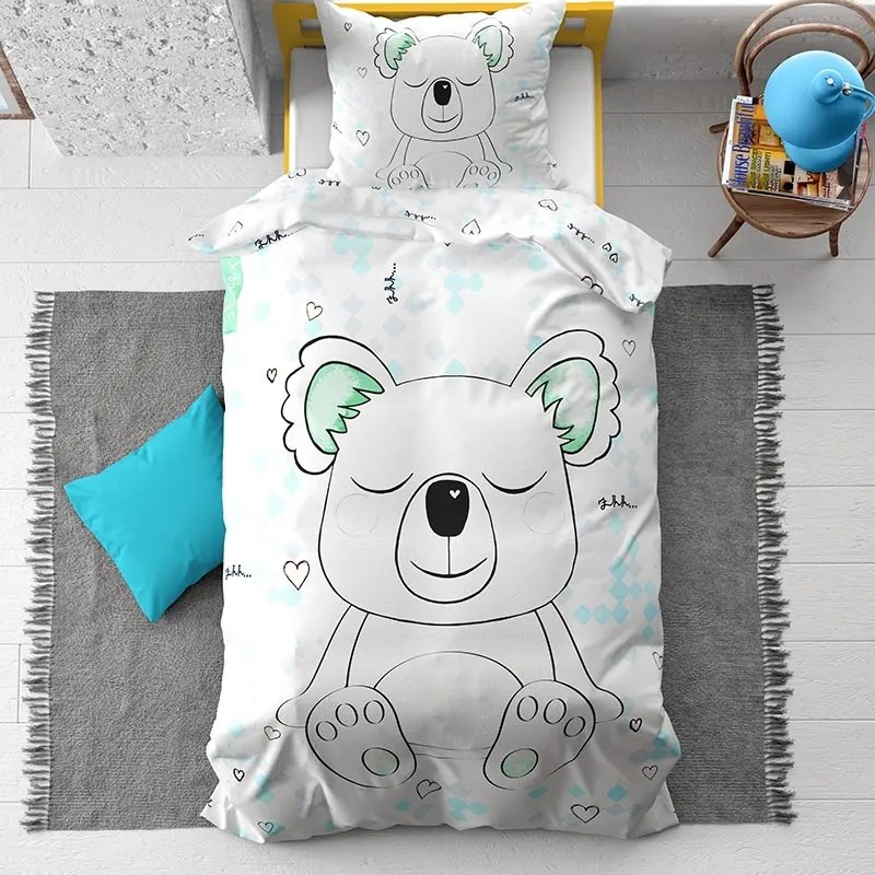 DreamHouse Bedding Sleepy Koala Kids 1-persoons (140 x 200/220 cm + 1 kussensloop) Dekbedovertrek