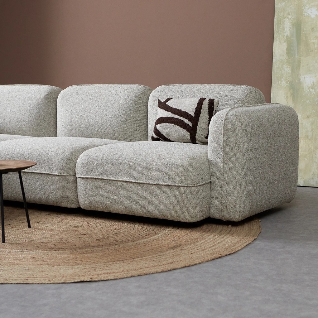 PEPP Interiors Drop Bank Met Chaise Longue Links Beige Serenity 03