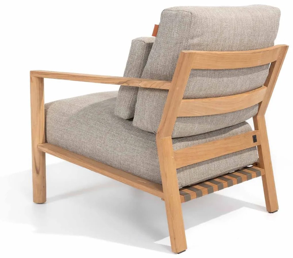 4 Seasons Outdoor Lucas loungestoel SALE Loungestoel beige weerbestendig