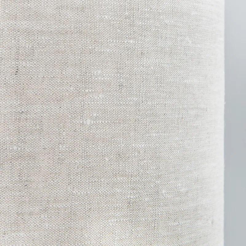 Hanglamp zwart met kap 35 cm lichtgrijs verstelbaar - Blitz