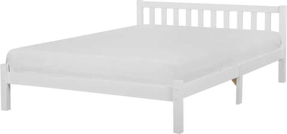 Bed hout wit 180 x 200 cm FLORAC