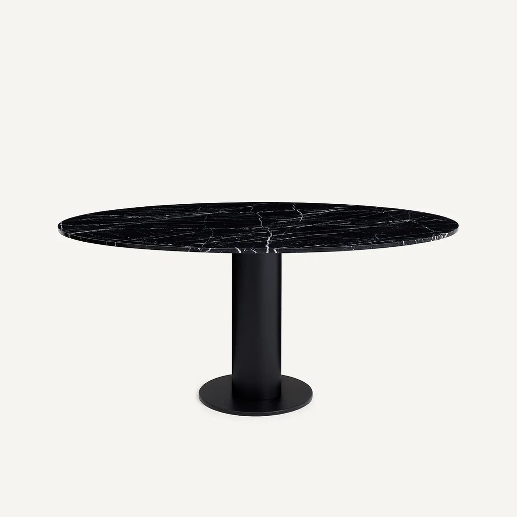 Ellipsvormig tafelblad in marmer L170 cm, Elipso