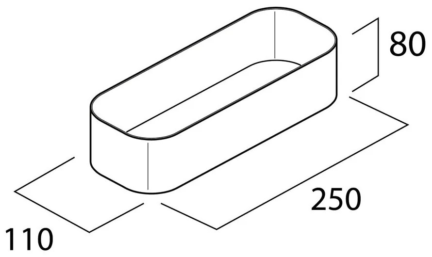 Tiger 2-Store douchemand 25cm zwart