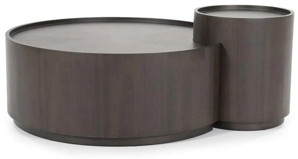 Eleonora Max Walnoot Salontafel Set Rond