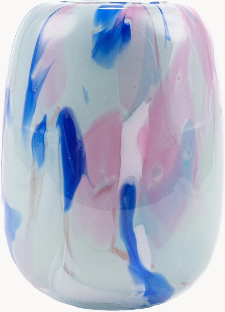 Mondgeblazen vaas Meadows, H 14 cm