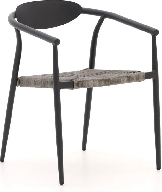 Dining tuinstoel | Manifesto  Cavone | Wicker (vlechtwerk) | Grijs | Stapelbaar | Kees Smit Tuinmeubelen