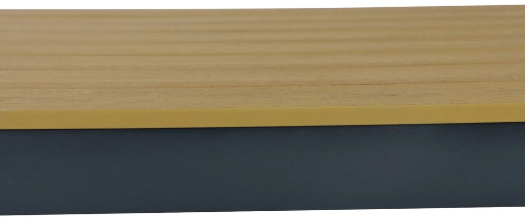 Dining Tuintafel rechthoekig 200 x 103 cm Aluminium Grijs Santika Mind