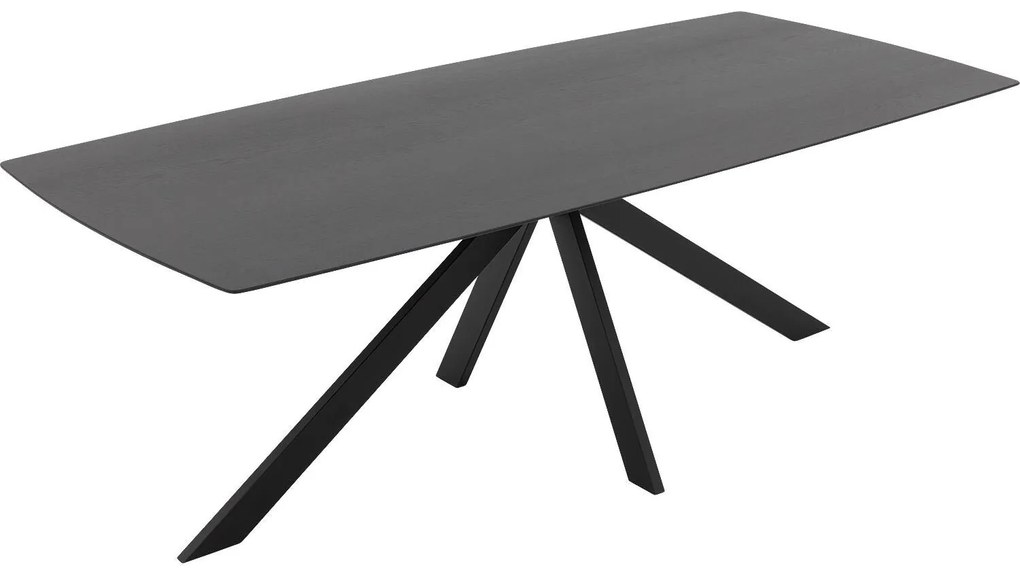 Goossens Excellent Eettafel Uniek, Semi rechthoekig 220 x 100 cm