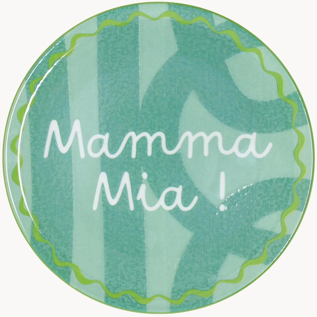 Rond pizzabord Cinzia Mamma Mia Verde
