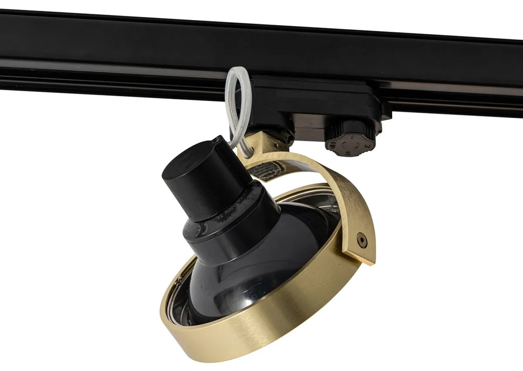 Railspot goud voor 3-fase rail GU10 111mm - 3-Phase Master Honey