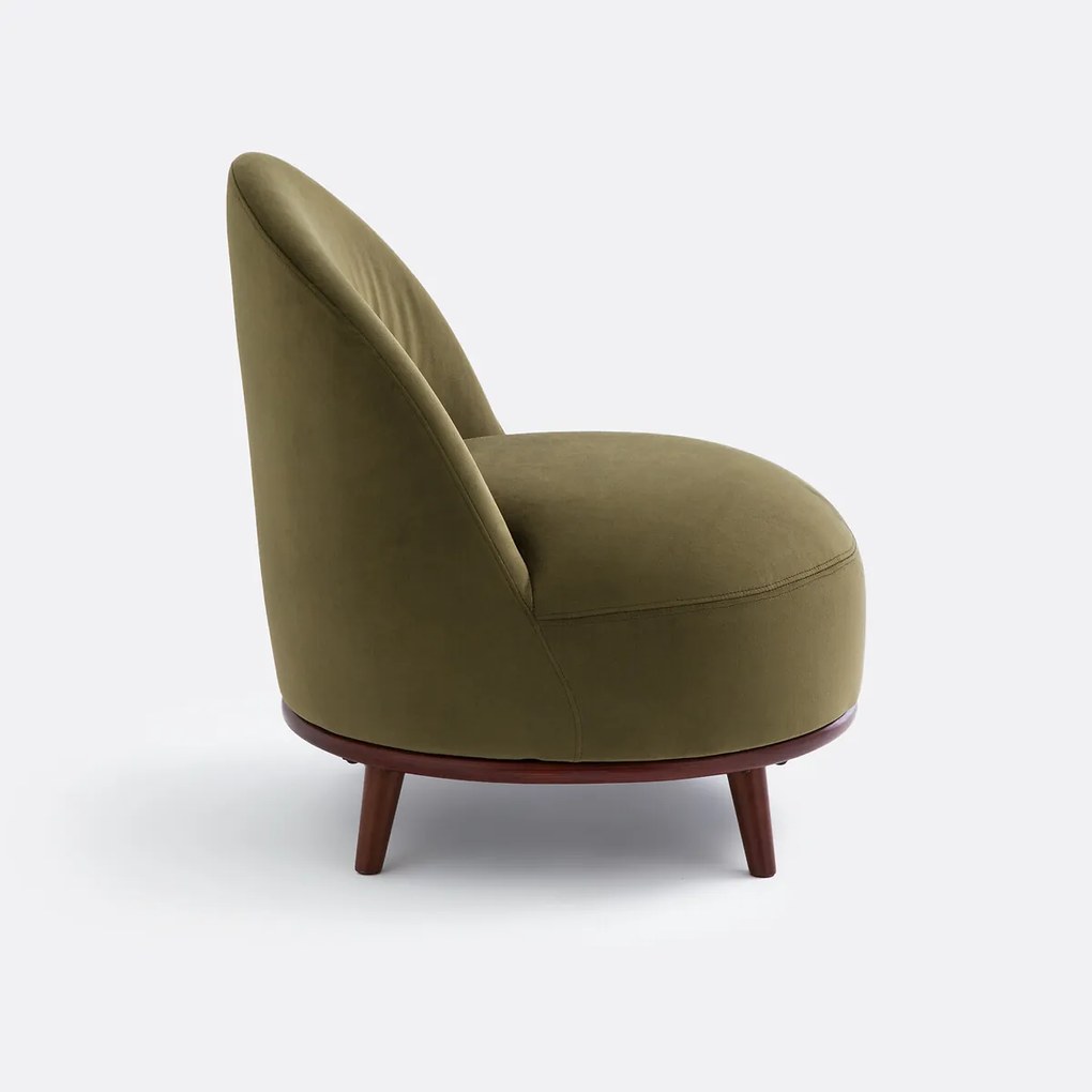 Velours loungefauteuil Luly
