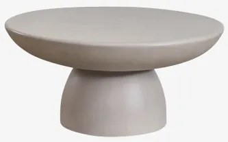 Ronde Tuintafel Ø70 Cm In Cement Zenadia Zand Grijs - Sklum