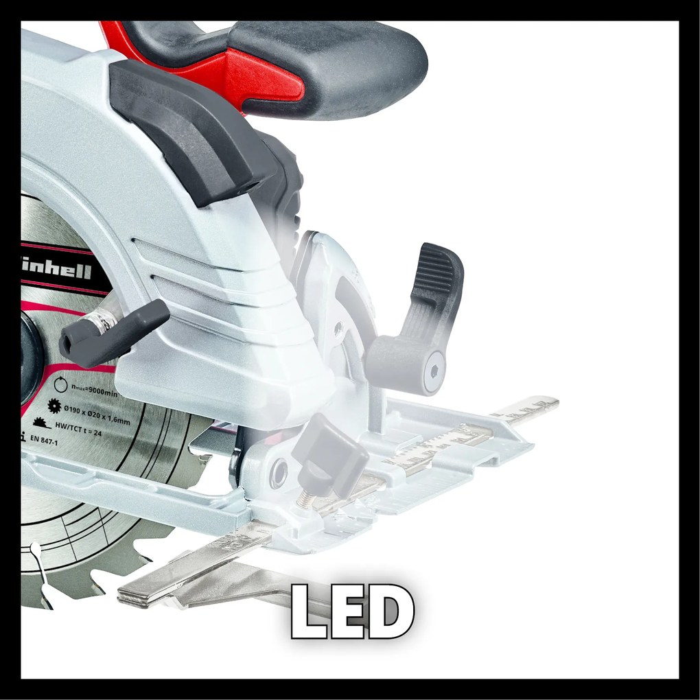 Einhell Accu Handcirkelzaag TP-CS 18/190 Li BL Solo