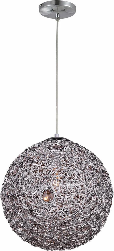 Preventie nabootsen troon Collectione | Hanglamp Livorno diameter 40 x 40 cm chroom hanglampen  metaal, acryl hanglampen verlichting | NADUVI outlet | BIANO