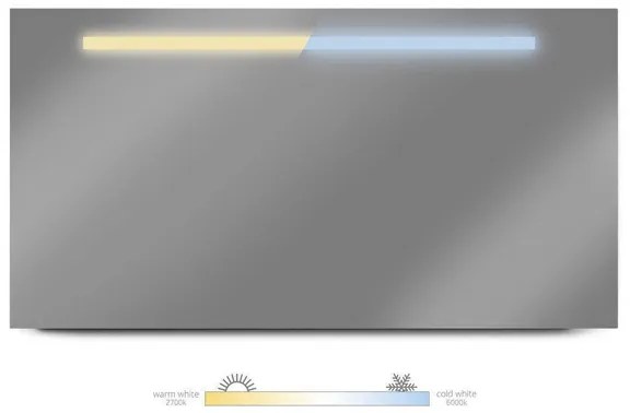 Looox M-line Spiegel met CCT verlichting 120x60cm spcct1200-600b