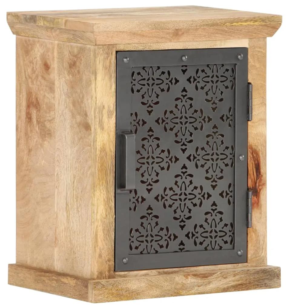 Medina Nachtkastje met deur 40x30x50 cm massief mangohout