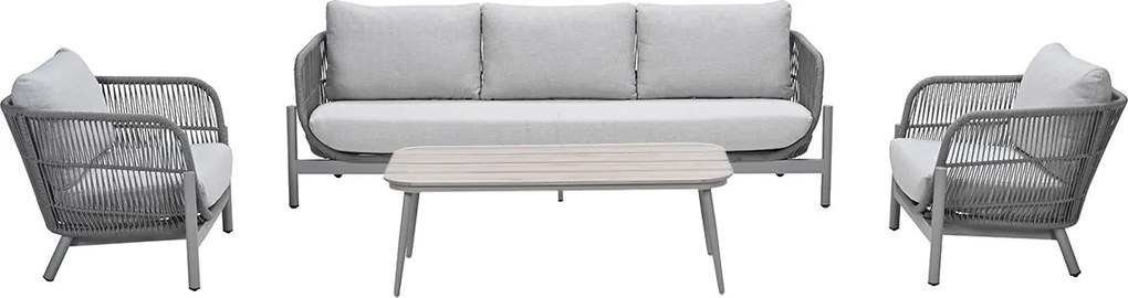 Garden Impressions Luzia loungeset 4-delig - taupe