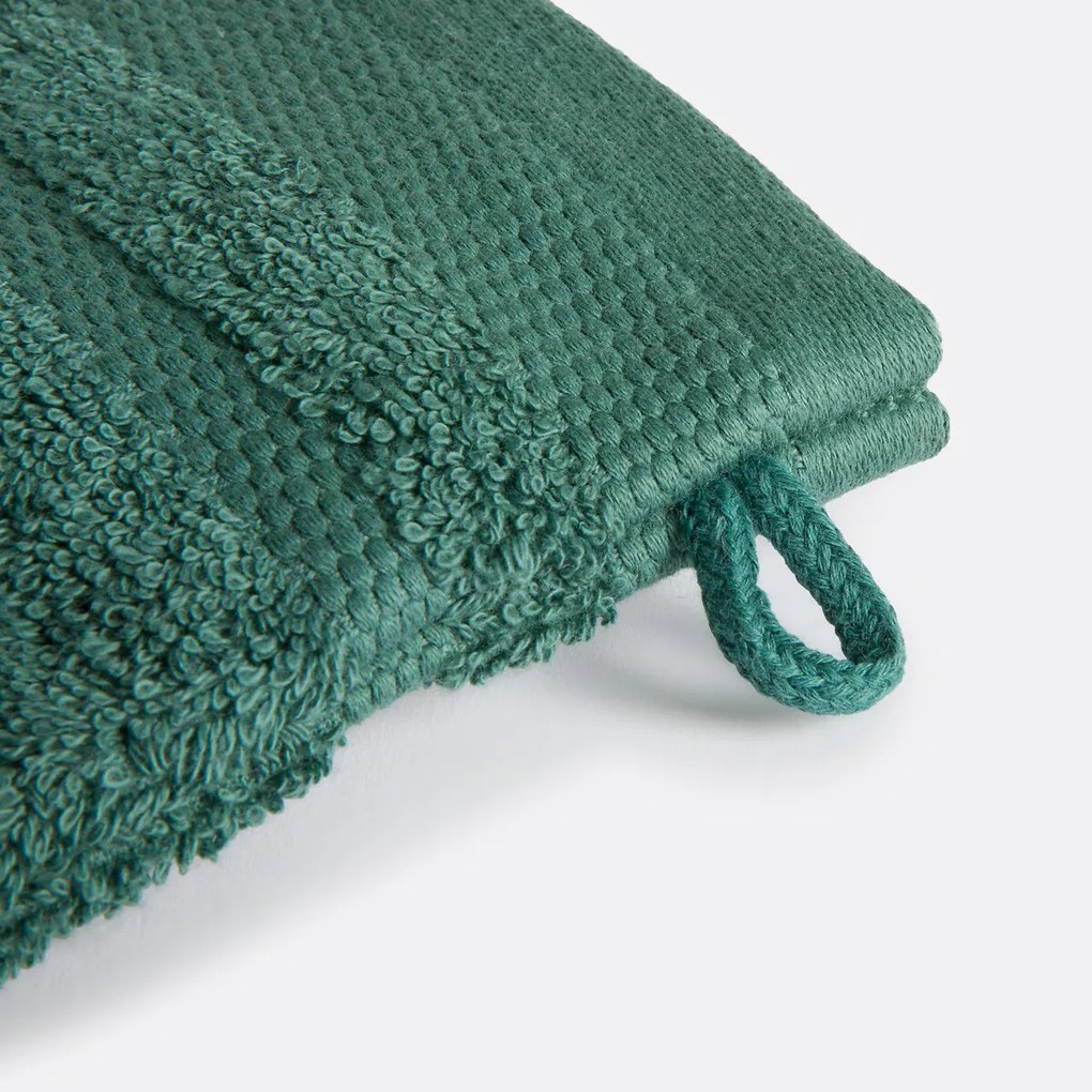 Set van 4 washandjes van gekamd katoenen van 600 g/m², KHEOPS