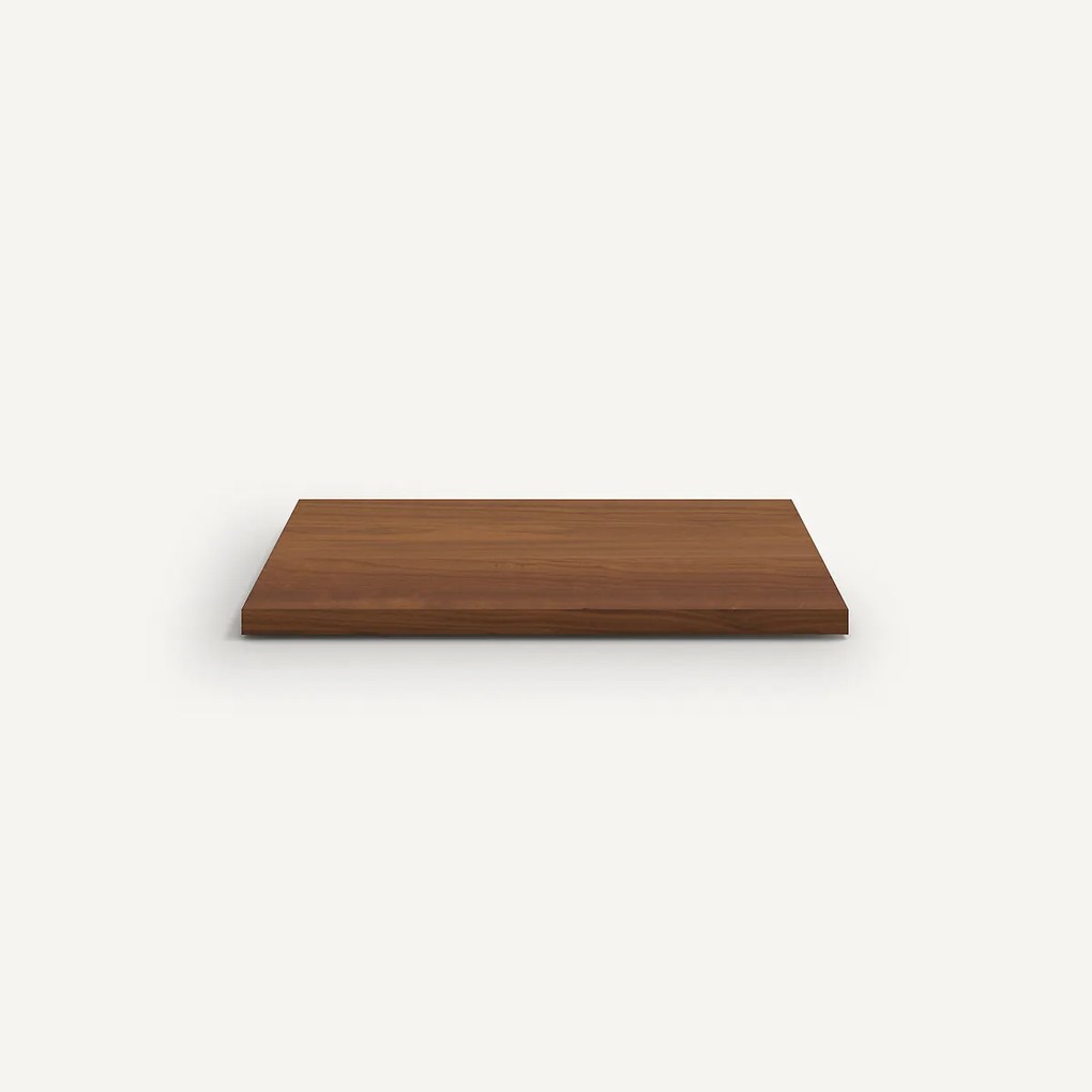 Set van 2 legplanken L60cm fineer notenhour, Johanez