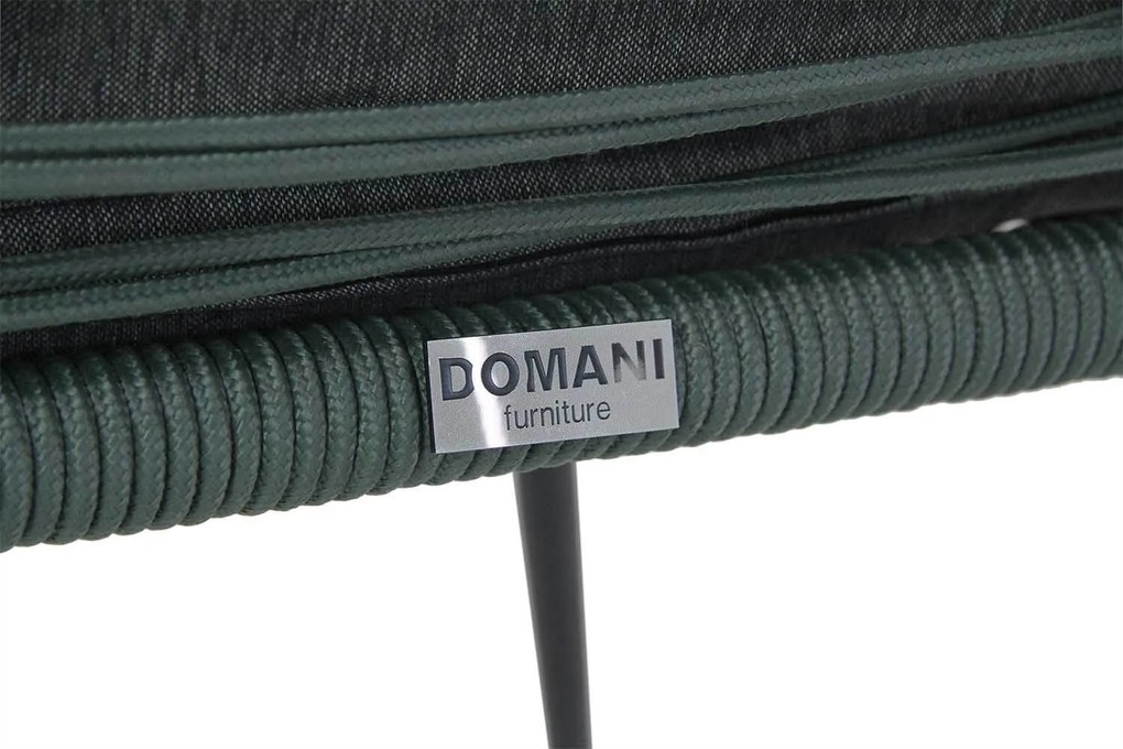 Tuinset 6 personen 220 cm Rope /Aluminium/polywood Groen Domani Furniture Jachin/Matara