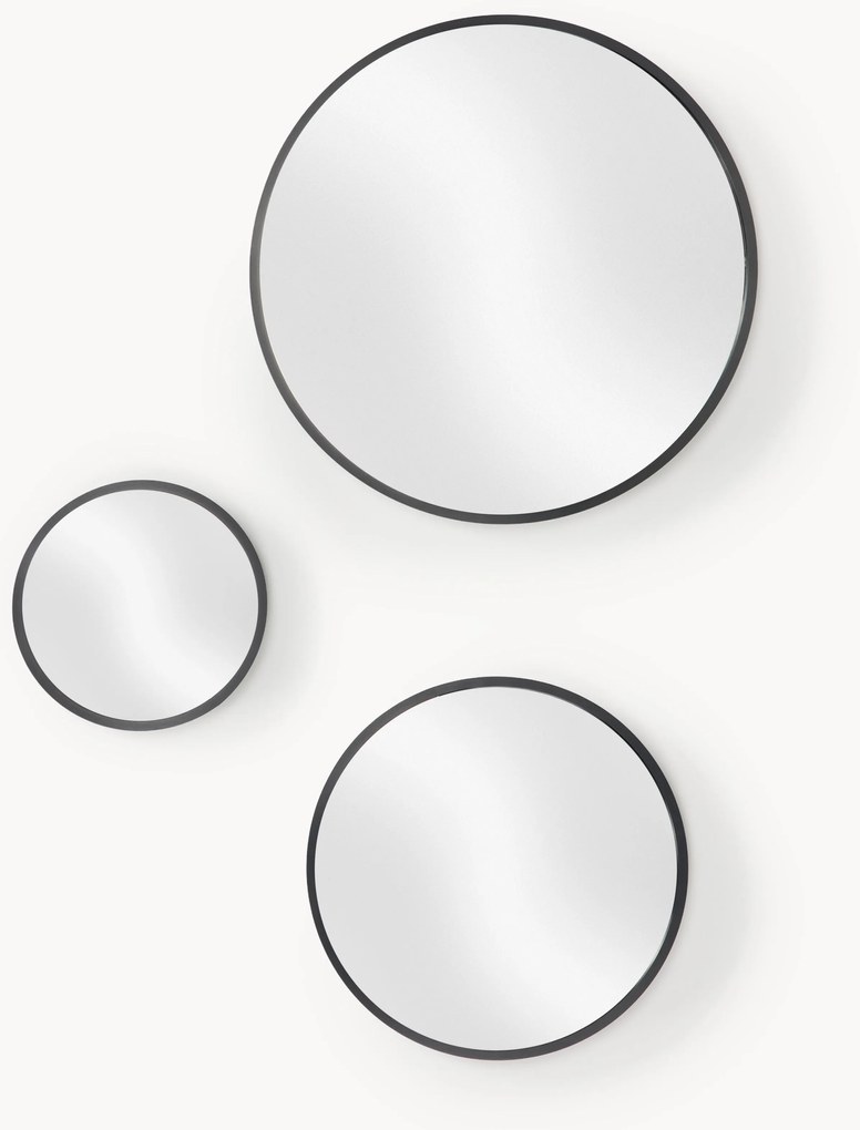 Ronde wandspiegels Set Ida, 3-delig