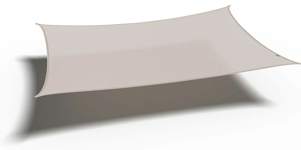 Platinum Coolfit schaduwdoek rechthoek 3.0x4.0m - greige