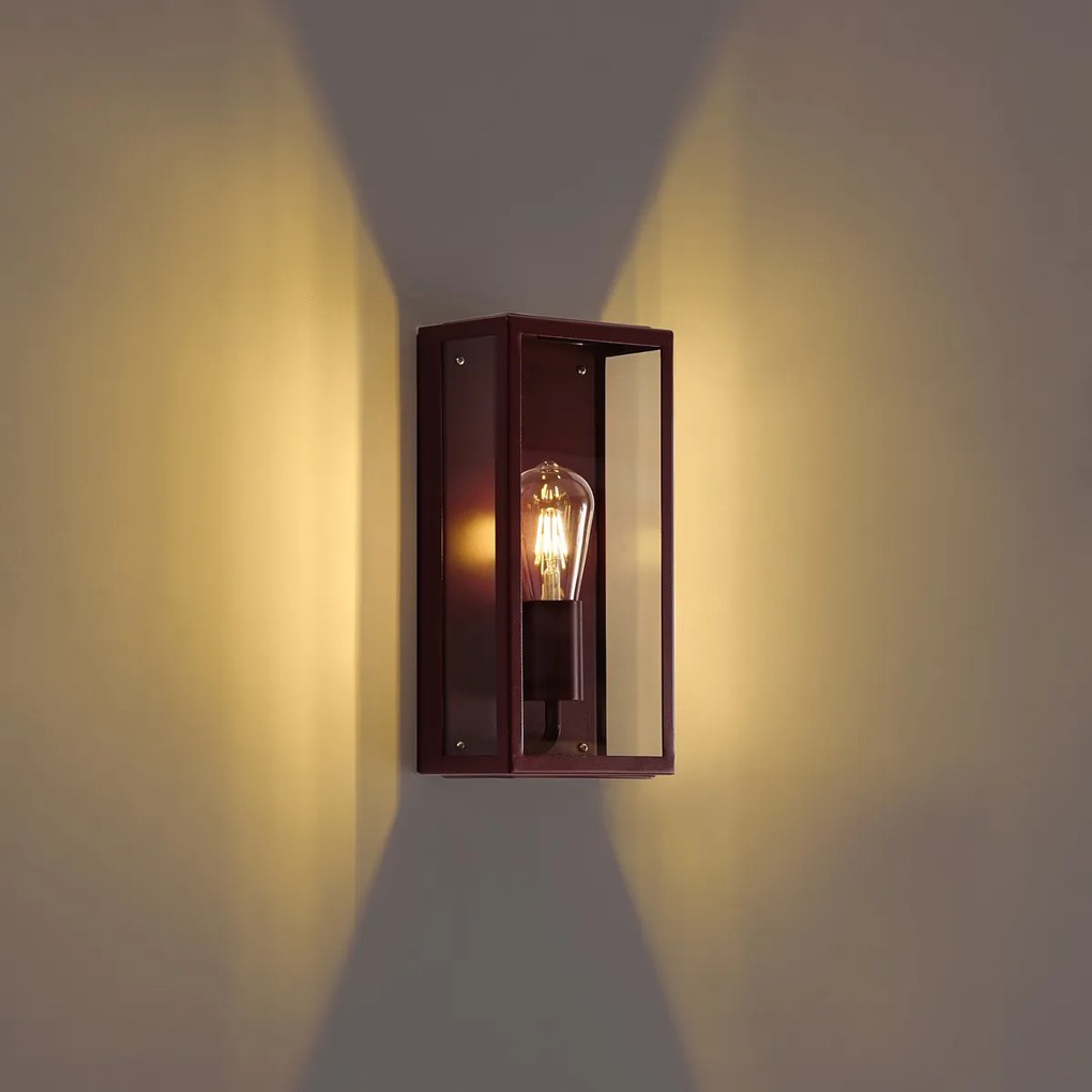 Klassieke buiten wandlamp rood IP44 - Rotterdam