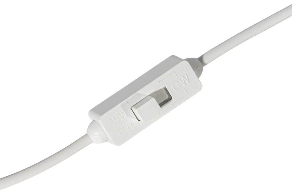 Set van 6 inbouwspots wit incl. LED 3000K-5000K - Elias