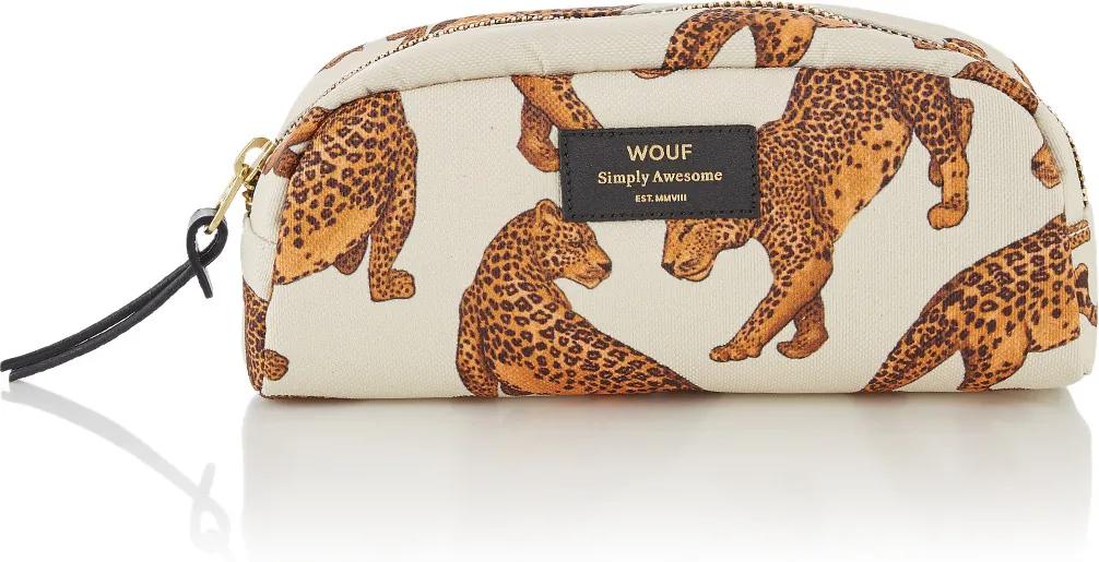 Wouf Leopard S make-up tas met dessin