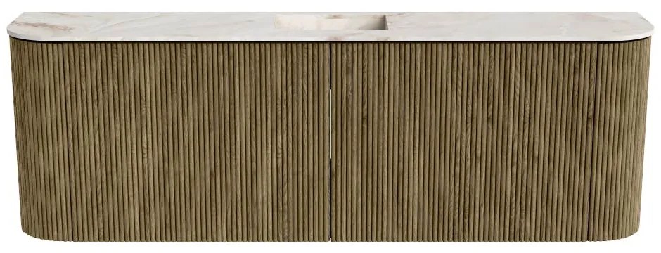 Mondiaz Joya DLux 125cm toiletmeubel ronding links/rechts dusk met wastafel faye midden zonder kraangat frappe