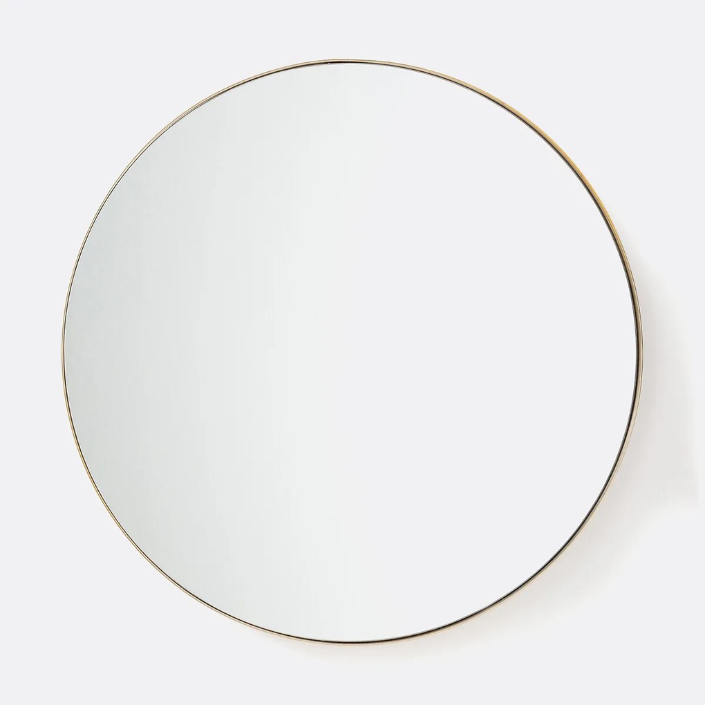 Ronde metalen spiegel, diameter 120 cm, IODUS