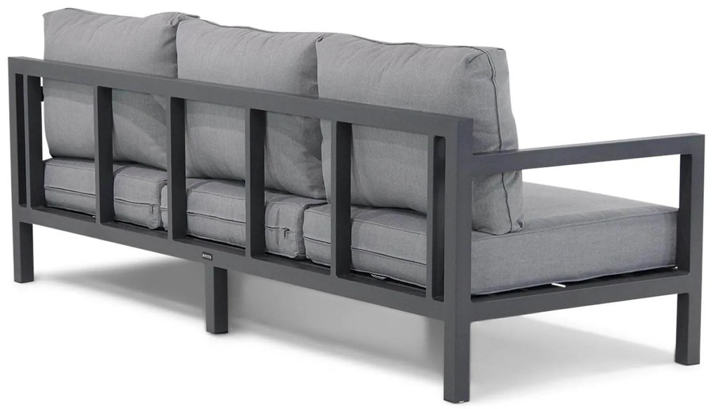 Stoel en Bank Loungeset 5 personen Aluminium Grijs  Lifestyle Garden Furniture Lagos/Brighton