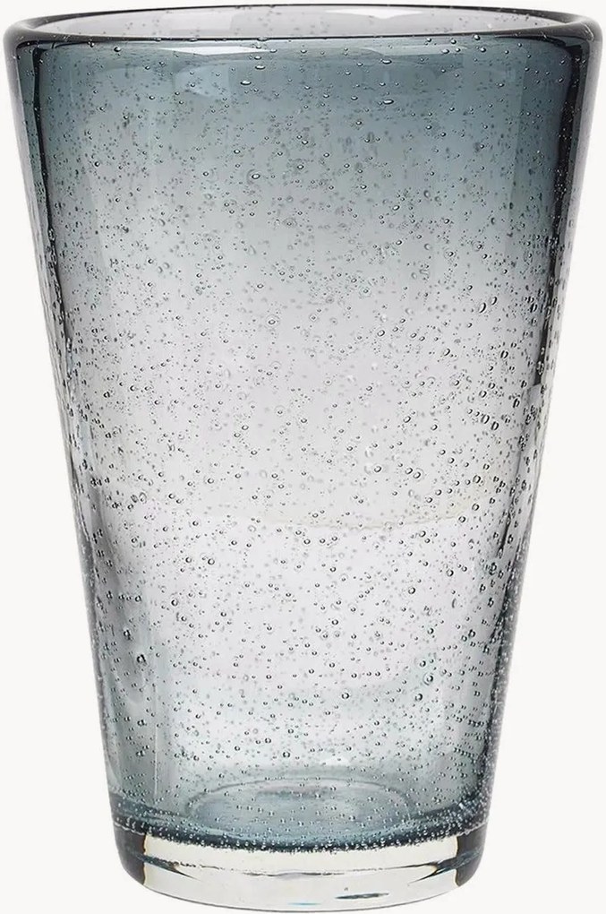 Mondgeblazen waterglazen Bubble, 4-delig