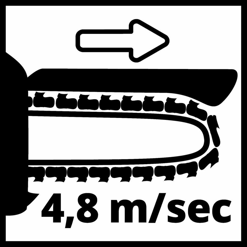 Einhell GE-PS 18/15 Li BL Solo - Accu Mini Kettingzaag
