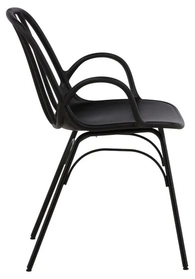 Jörn Eetkamerstoel - Natalia - Zwart - Kunststof - Jörn