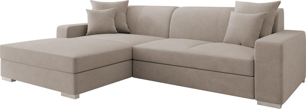 Hoekbank Kingsport 118, Aanwezig, Aanwezig, 263x178x75cm, 120 kg, Poten: Kunststof