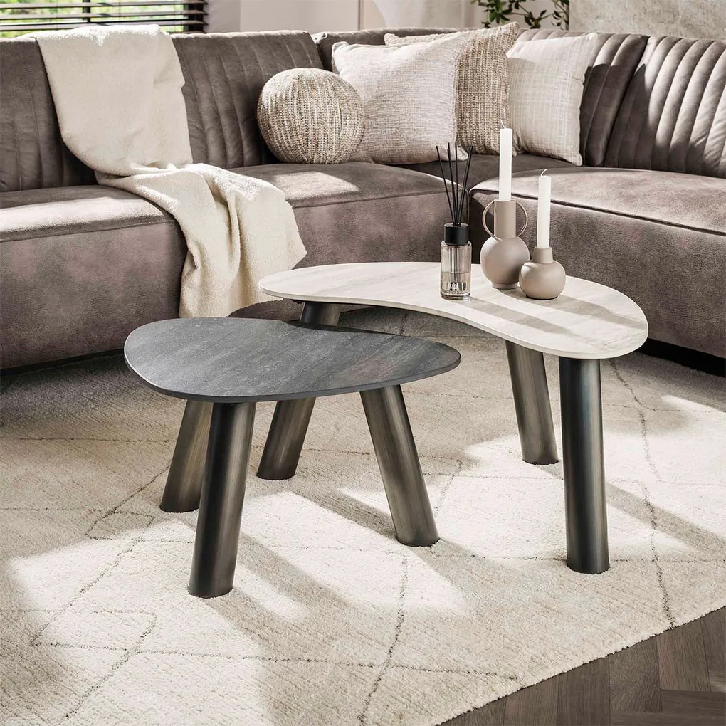 Travin Salontafelset Organisch - 88 X 75cm.