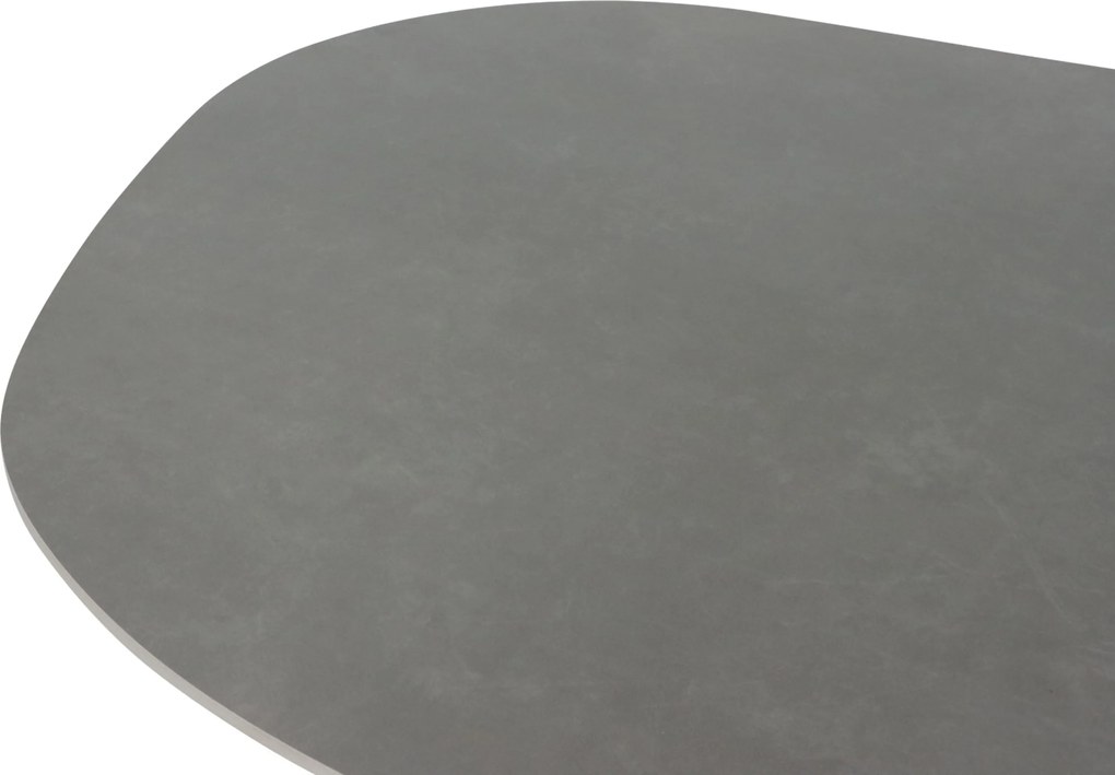 Tuinset 6 personen 240 cm Aluminium/wicker Grijs Coco Custa/Weave