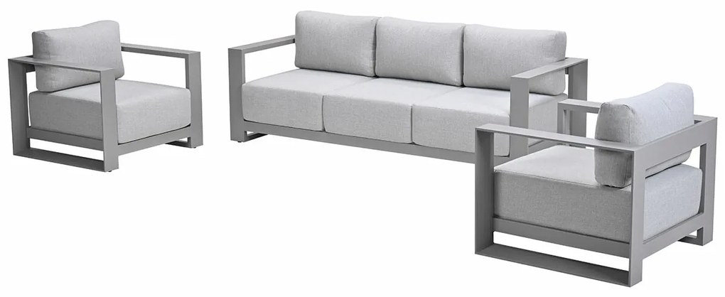 Garden Impressions Malakka loungeset 3 - delig taupe/valley sand